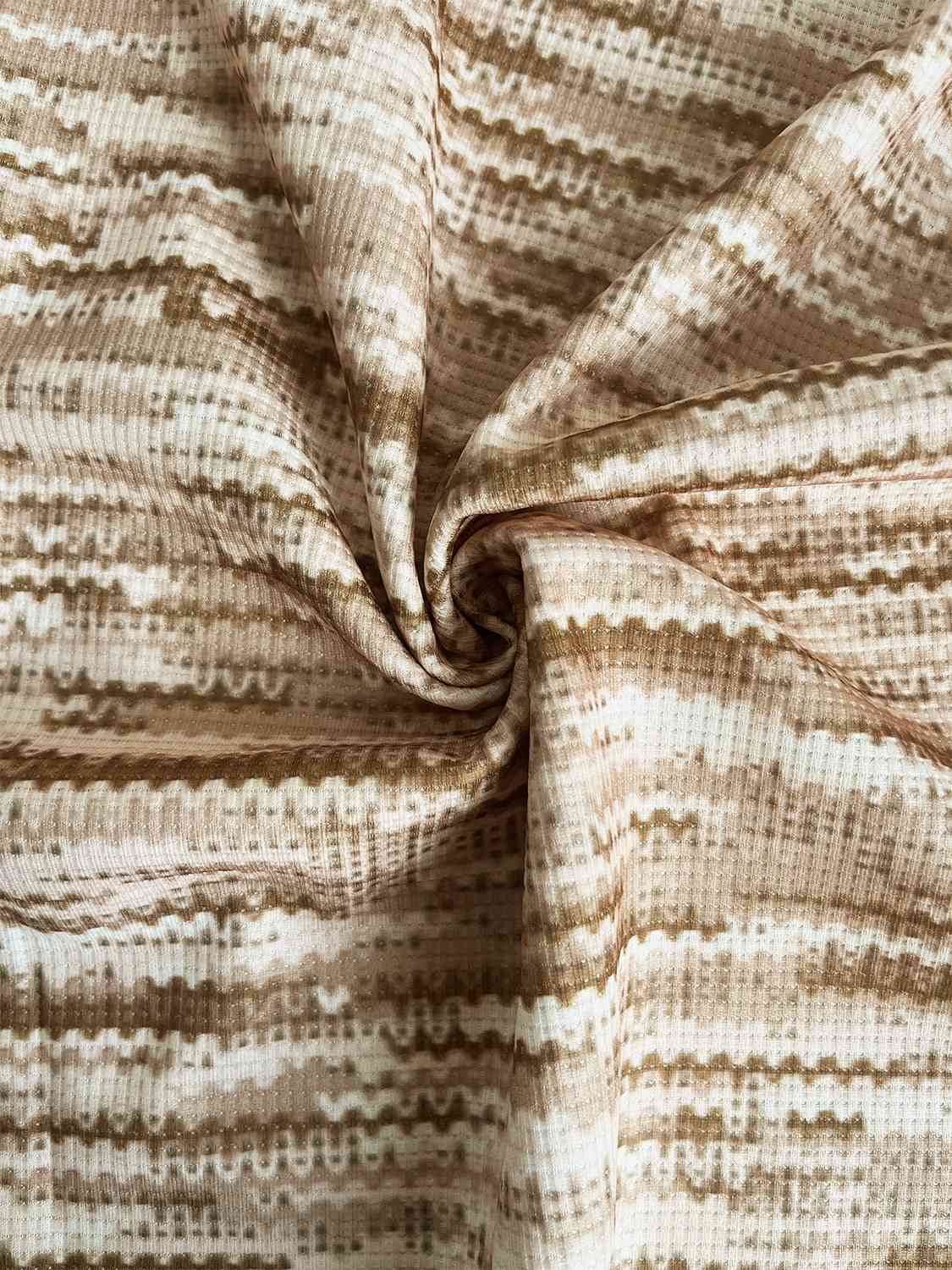 Heathered Asymmetrical Neck Long Sleeve Shirt